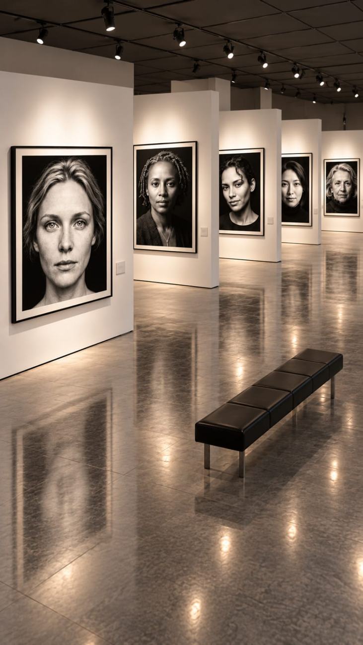 Vista de sala de Beauty Without Borders, de Tamara Monzoncillo